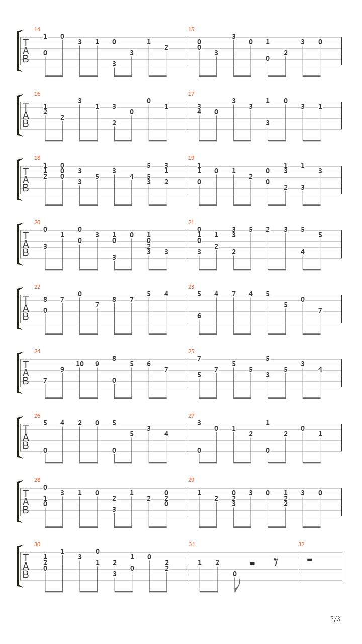 BWV1006吉他谱