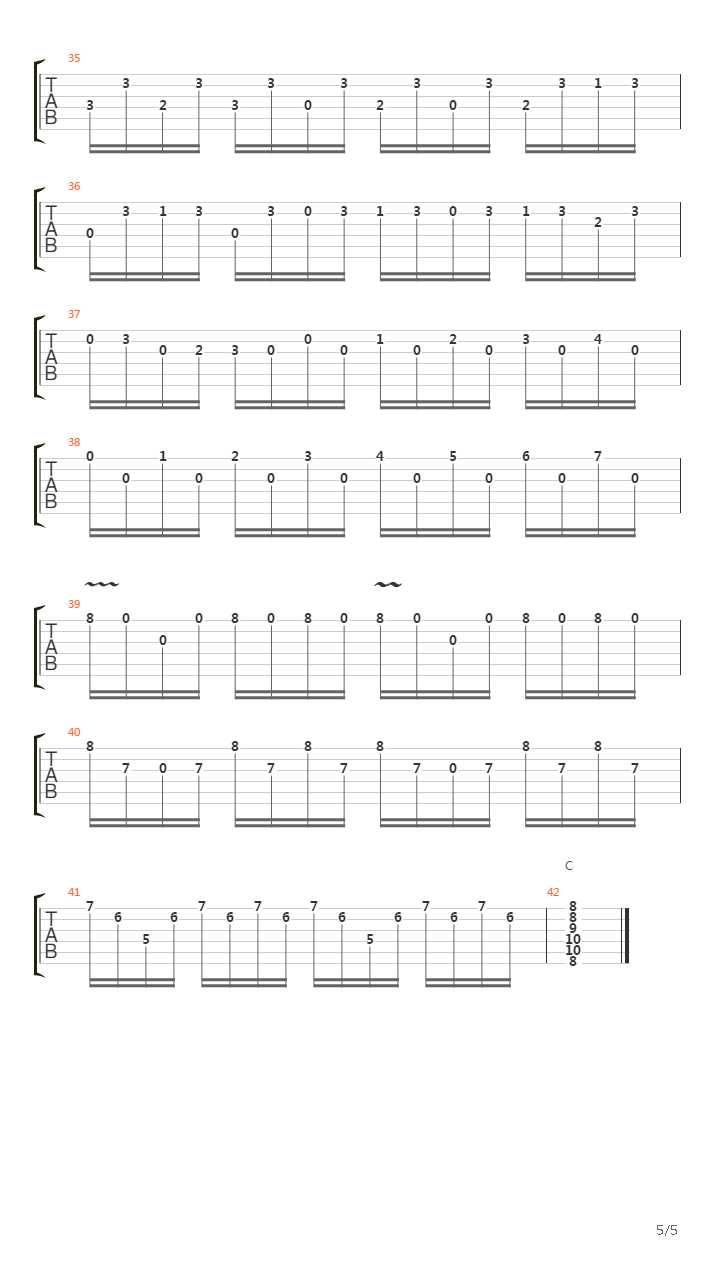 Chello 1吉他谱