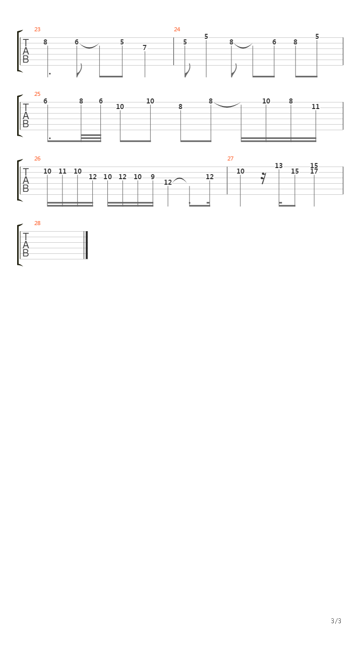 Fuga 1 Para 4 Voces吉他谱