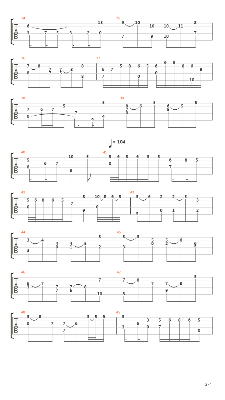 Gigue (From Lute Suite No. 2)吉他谱