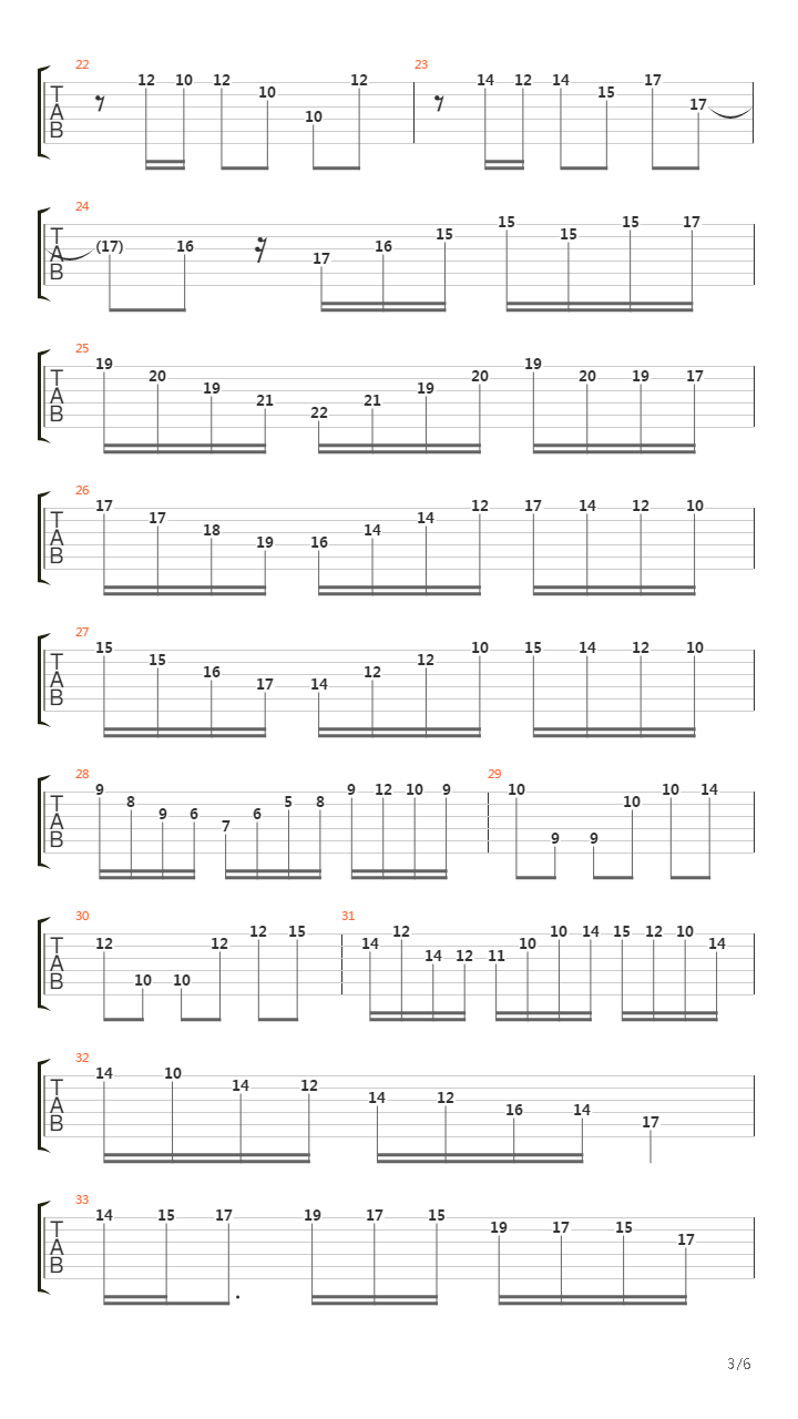 Goldberg Variations 1吉他谱