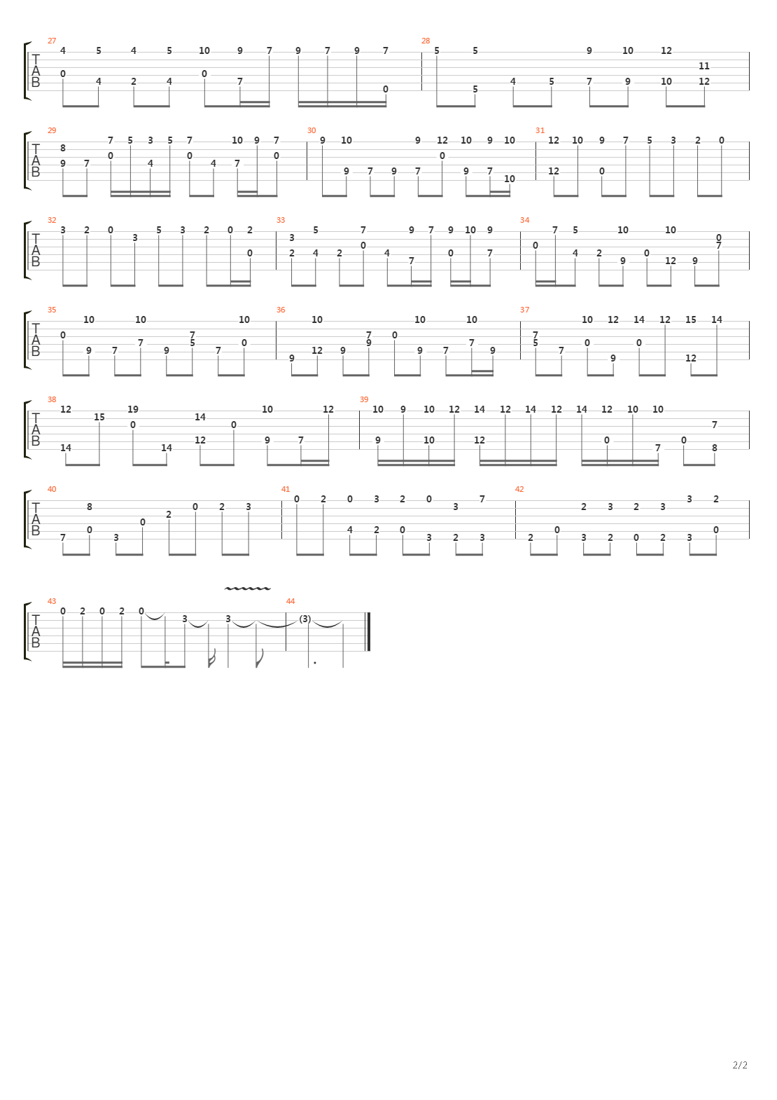 Inventio 3吉他谱