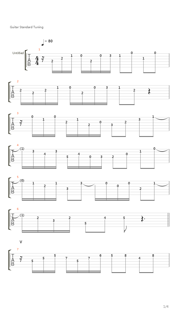 Invention No.13 in A minor吉他谱