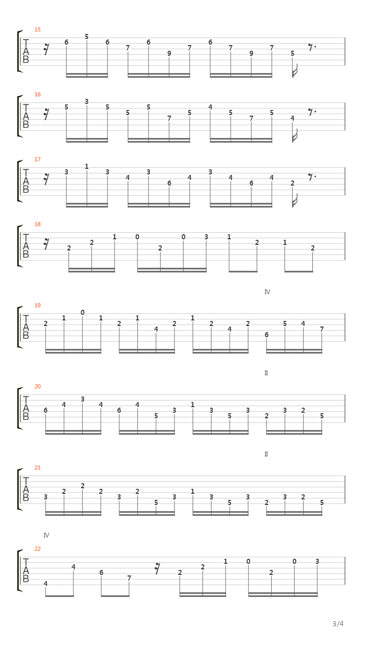 Invention No.13 in A minor吉他谱