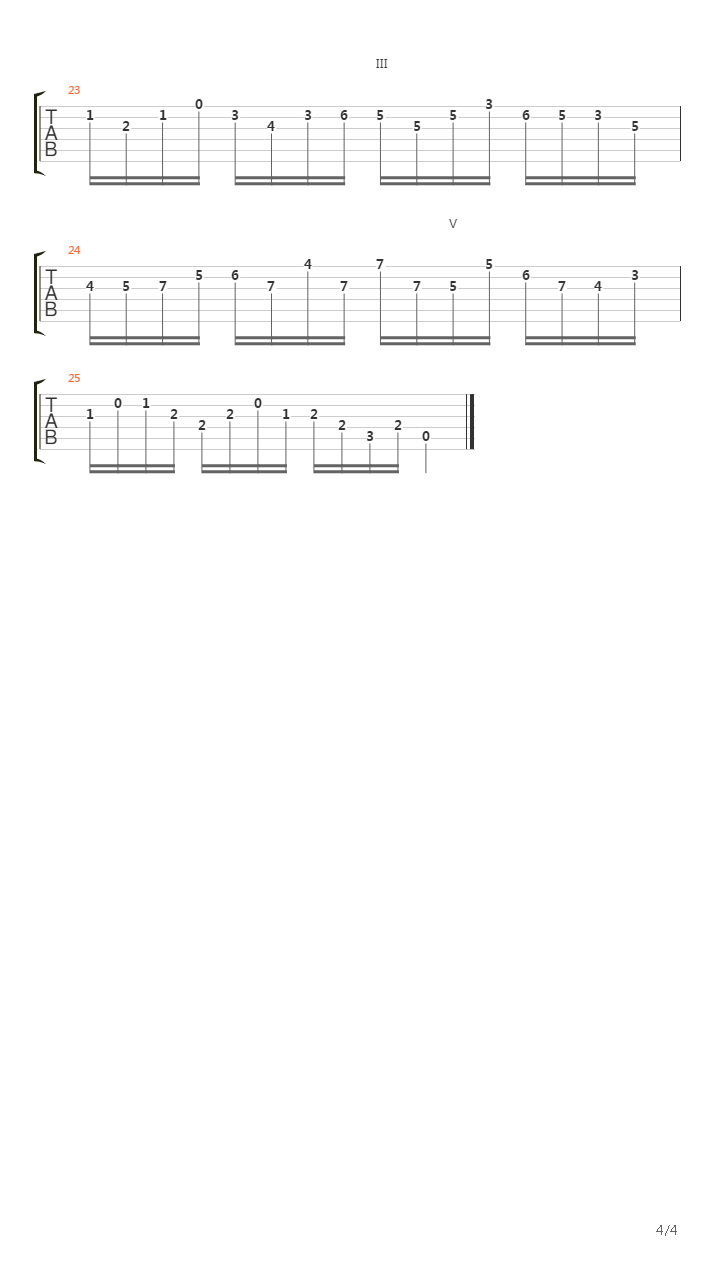 Invention No.13 in A minor吉他谱