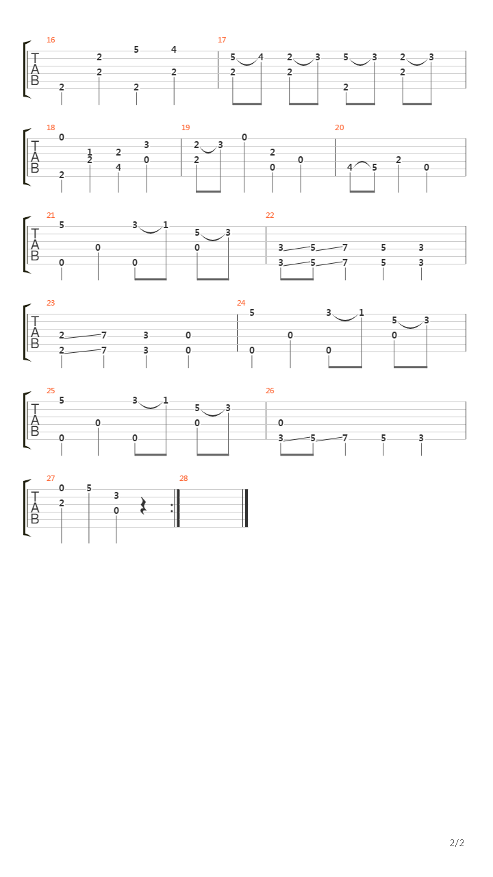 Musette in D Major吉他谱