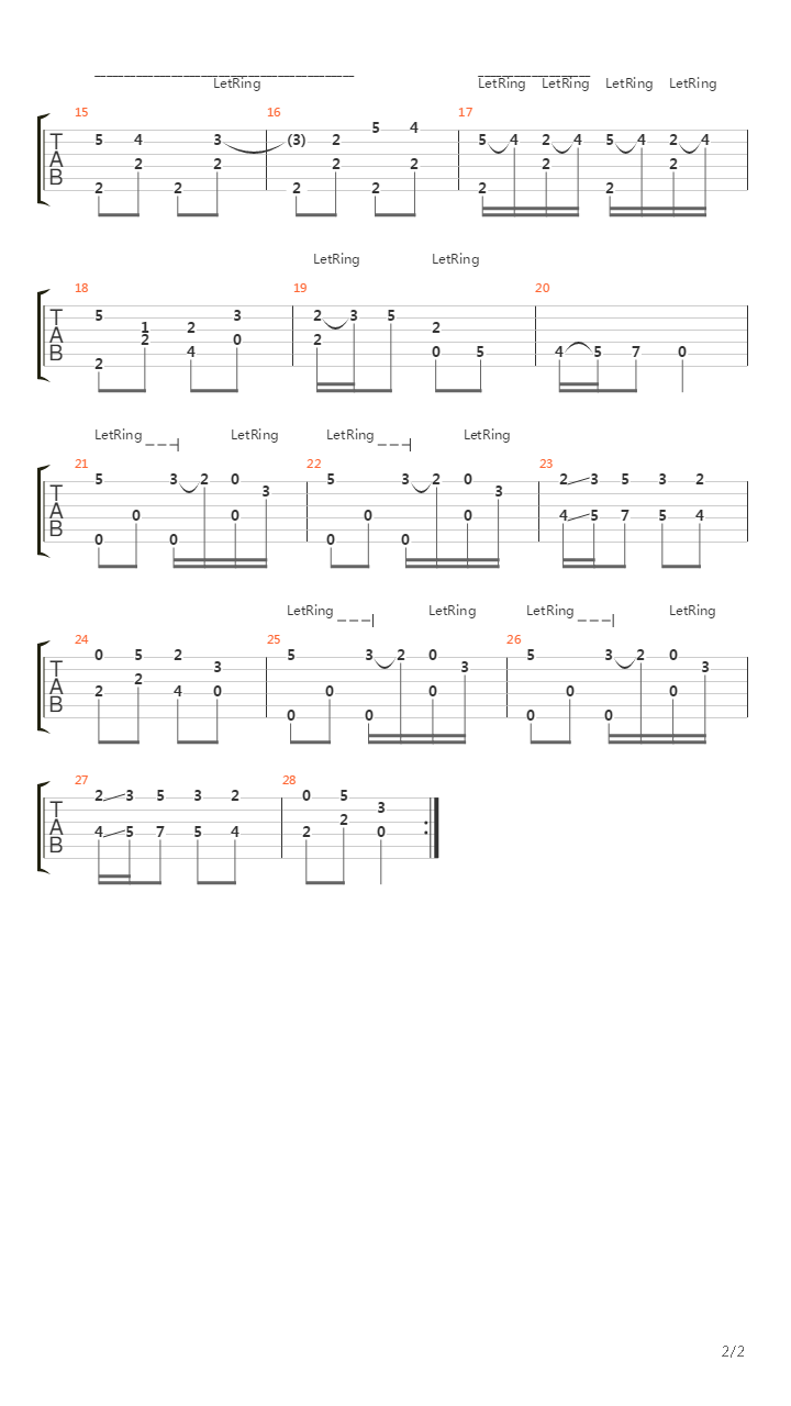 Musette in D Major吉他谱