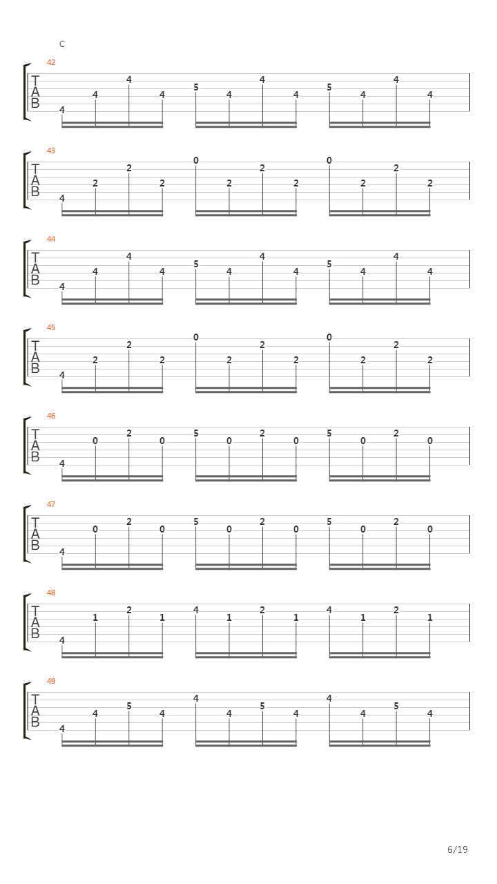 Partita №3 (Prelude Metal Version)吉他谱