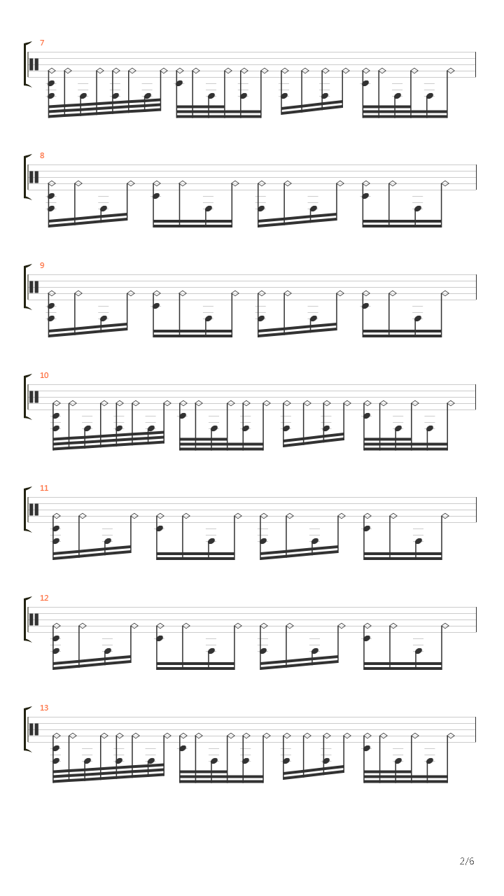 Prelude (Electric Guitar Version)吉他谱