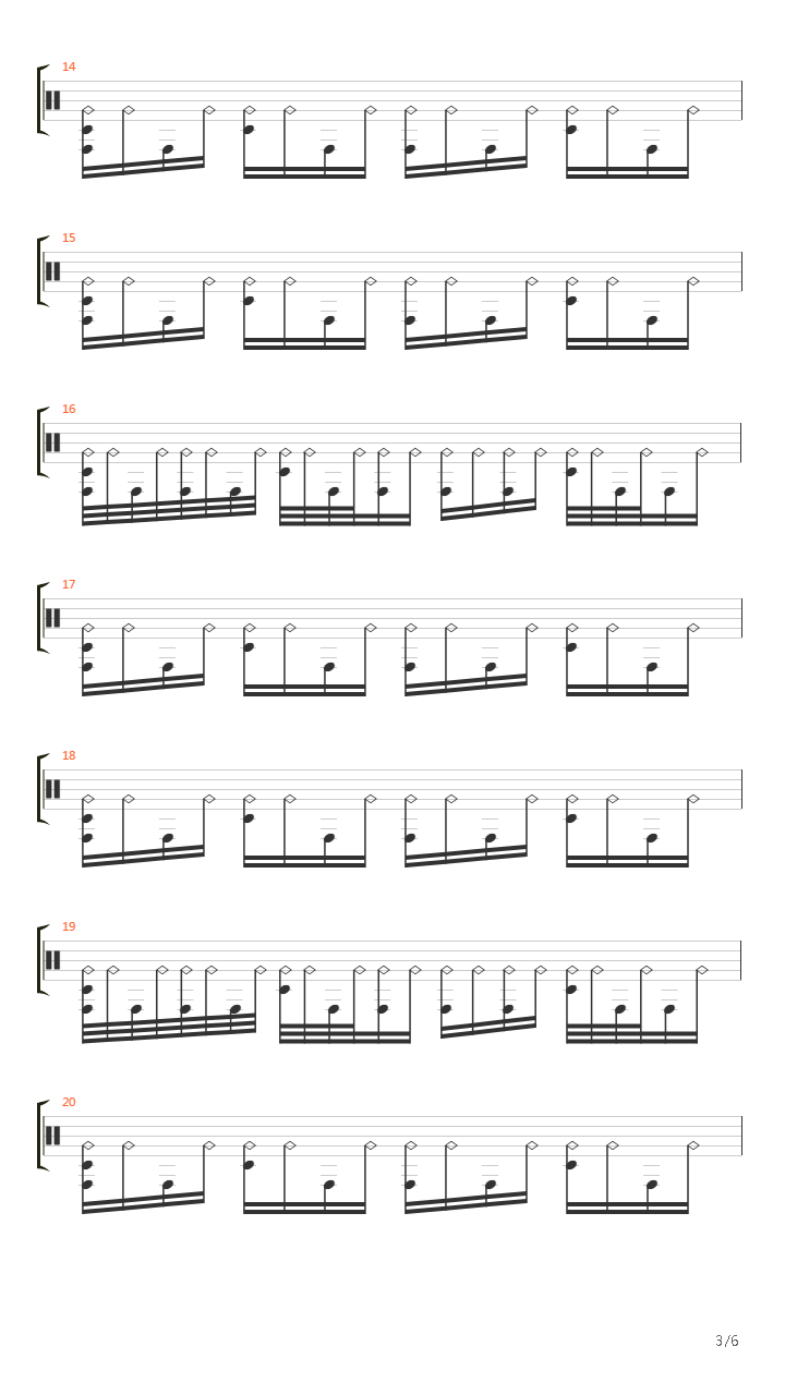 Prelude (Electric Guitar Version)吉他谱