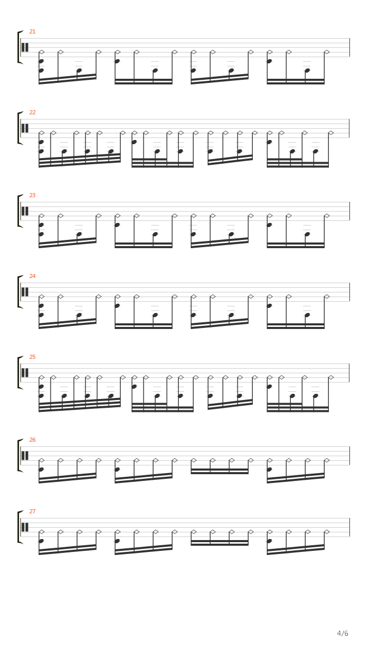 Prelude (Electric Guitar Version)吉他谱