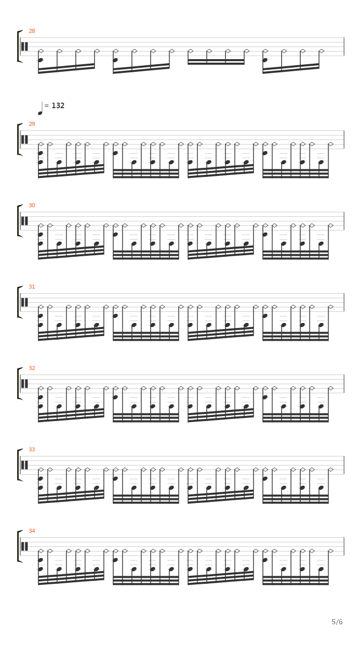 Prelude (Electric Guitar Version)吉他谱