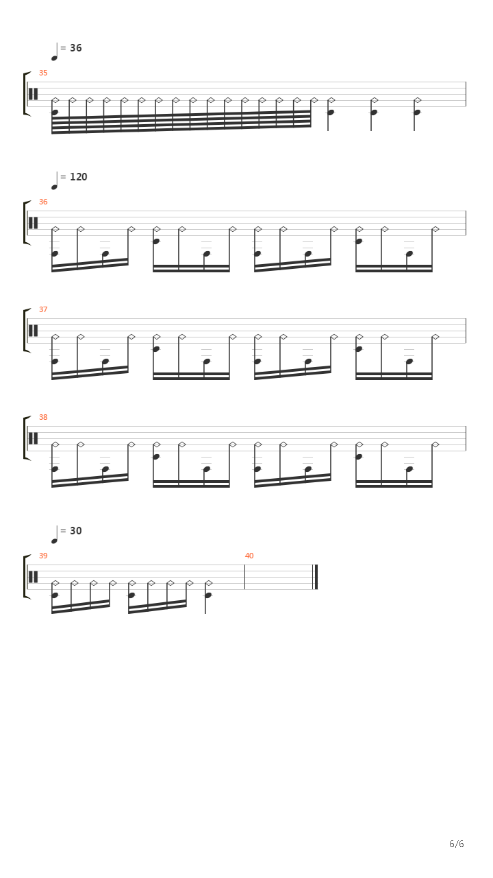 Prelude (Electric Guitar Version)吉他谱