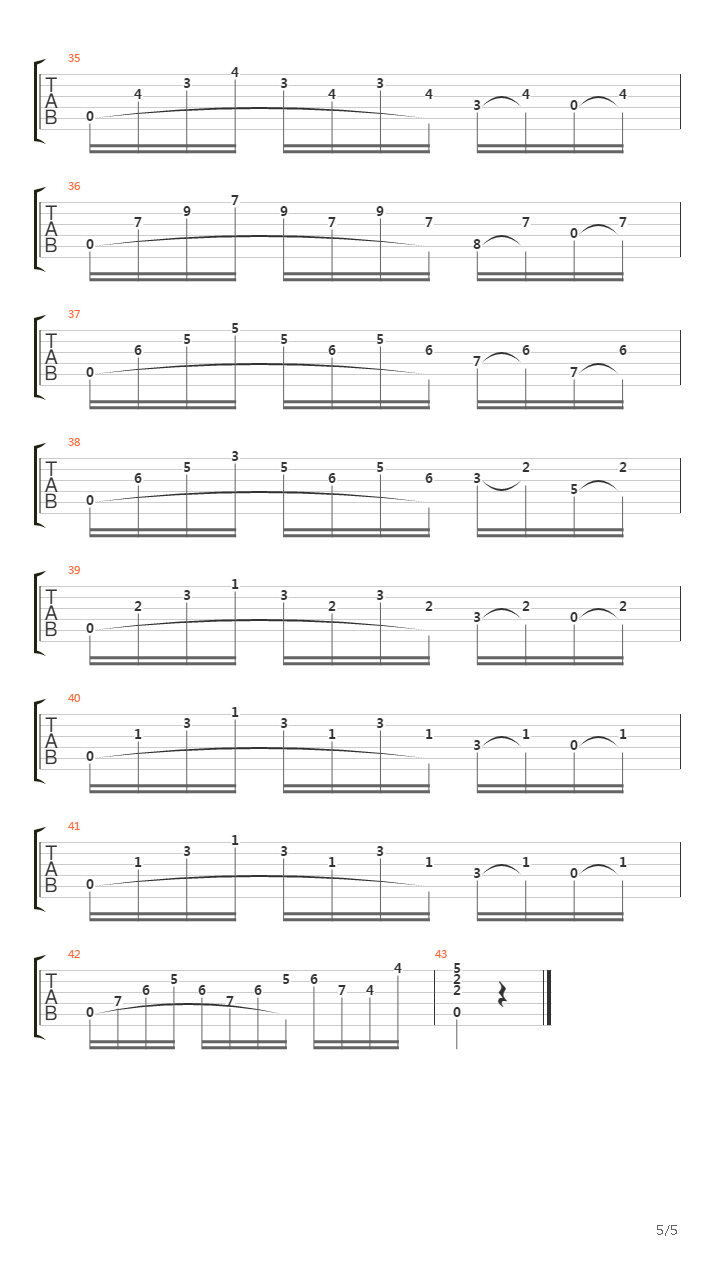 Prelude - Bwv 999吉他谱