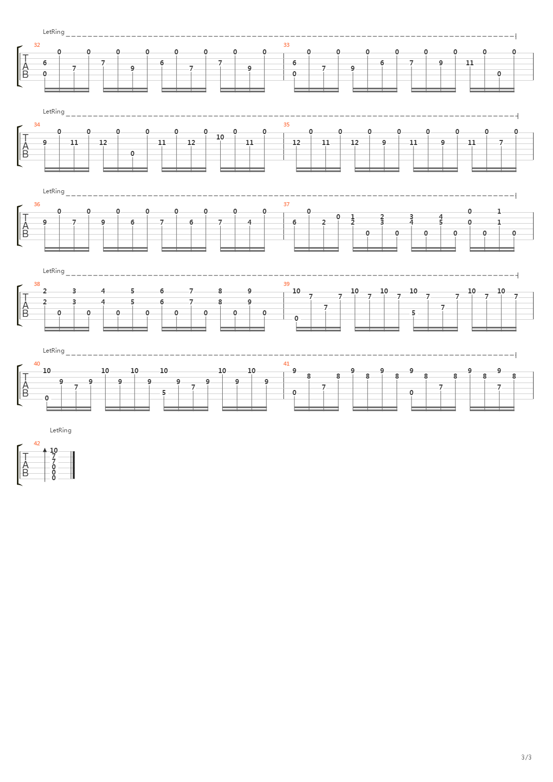 Prelude from Suite #1 in D Major吉他谱