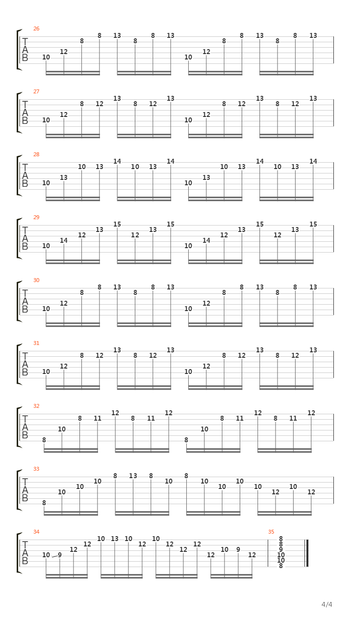 Prelude in C Major (played by Luis Moreno)吉他谱
