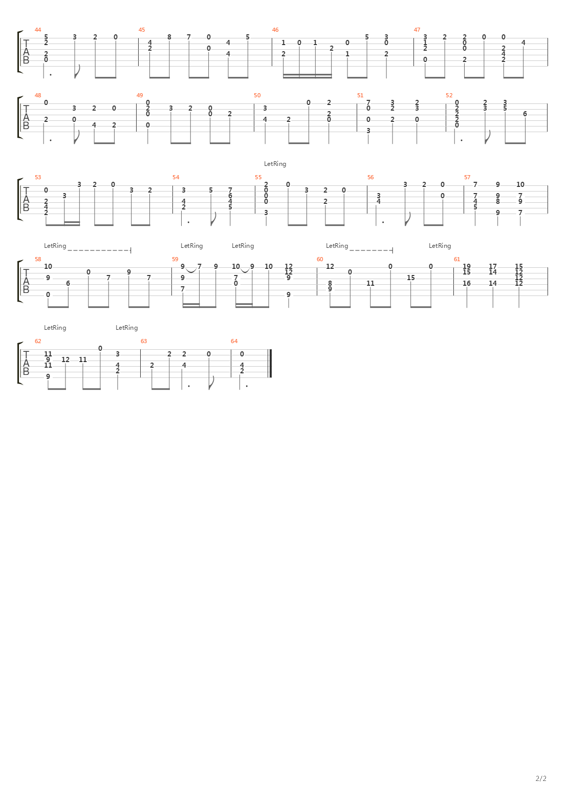 Sarabande from Partita in Bm for Violin吉他谱