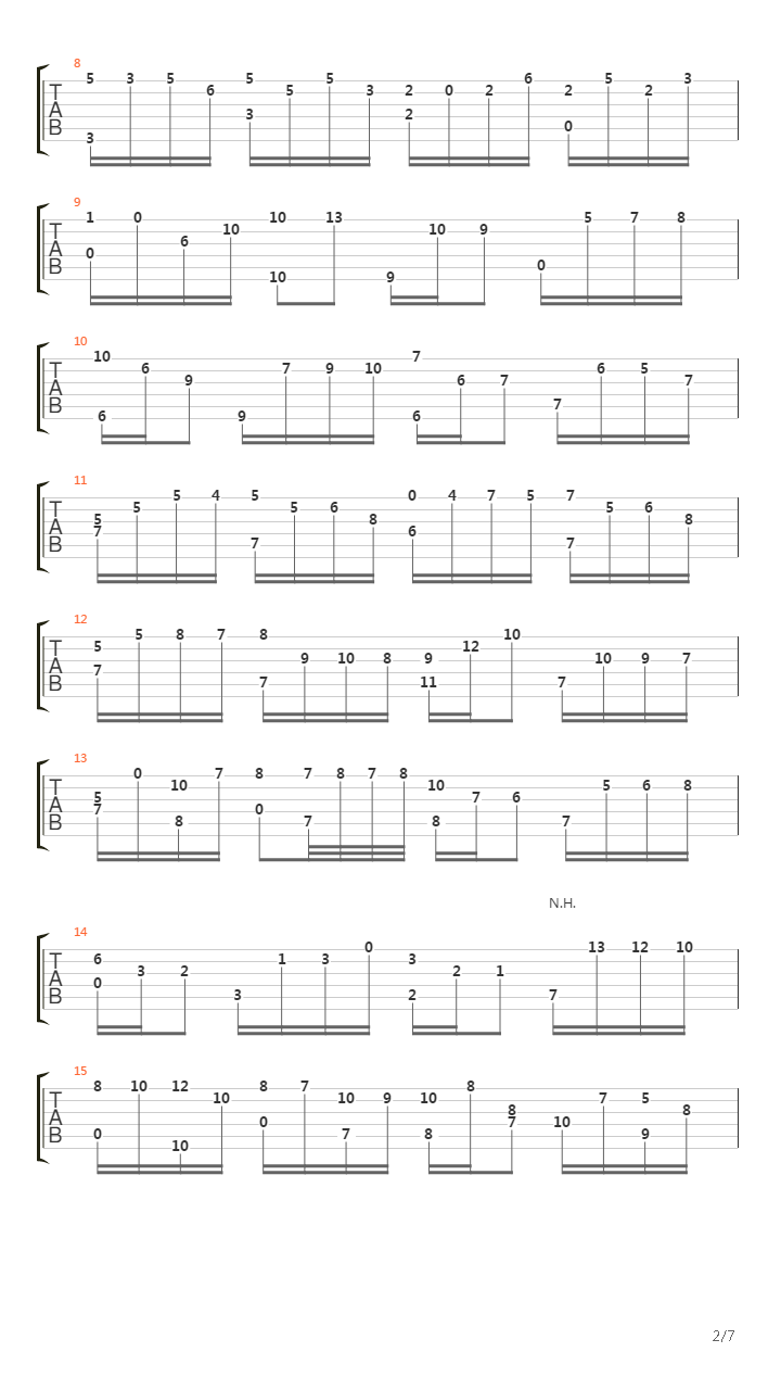 Suite De Bach (Metal Version)吉他谱