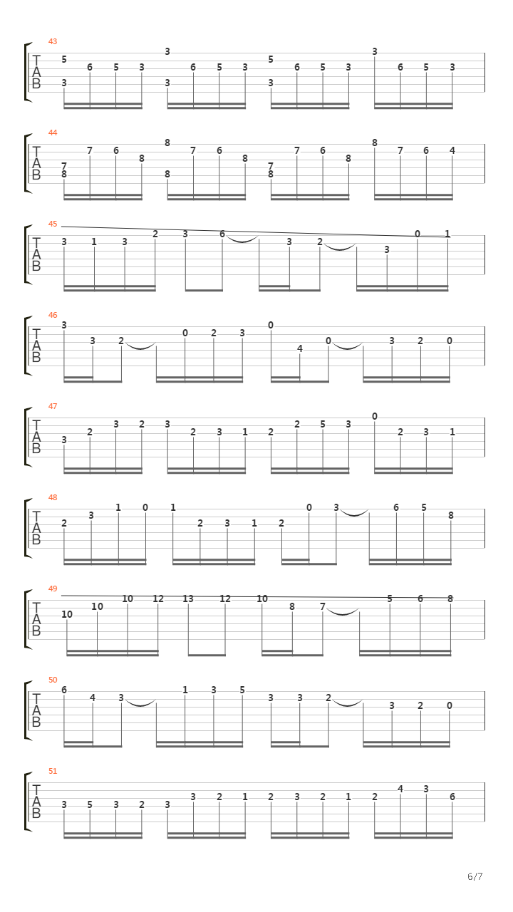 Suite De Bach (Metal Version)吉他谱