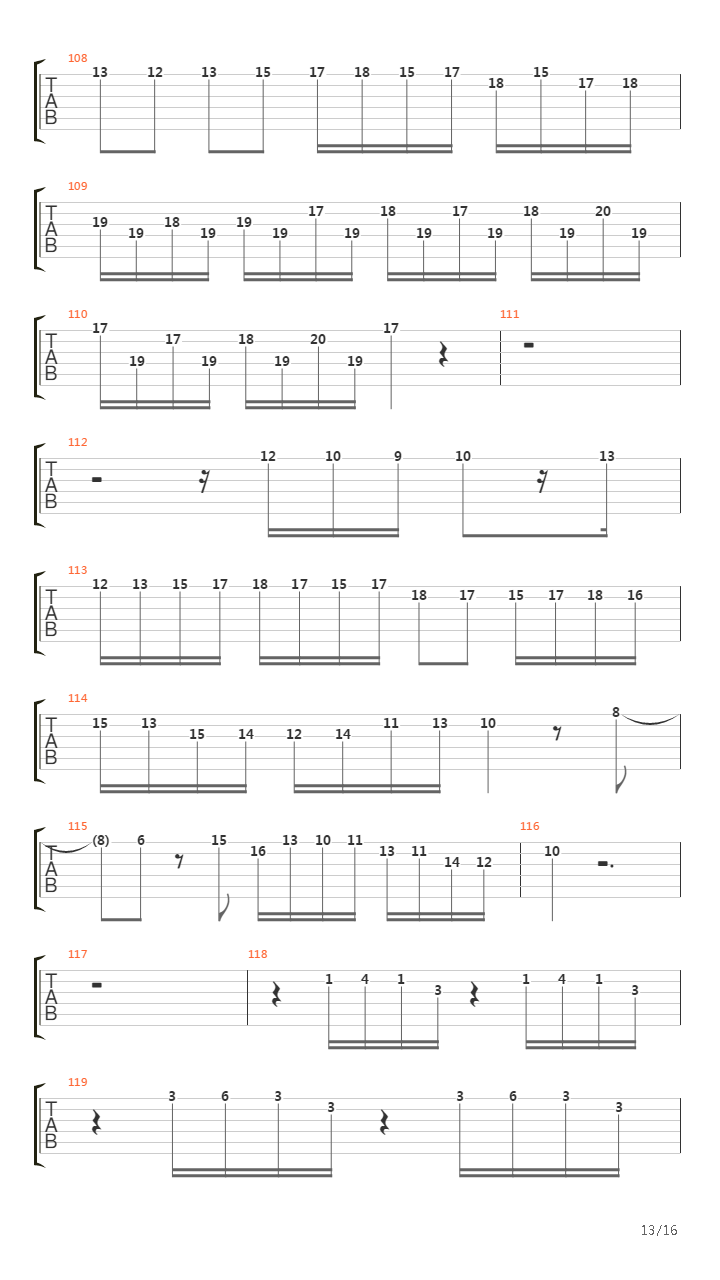 Toccata & Fugue In Dm吉他谱