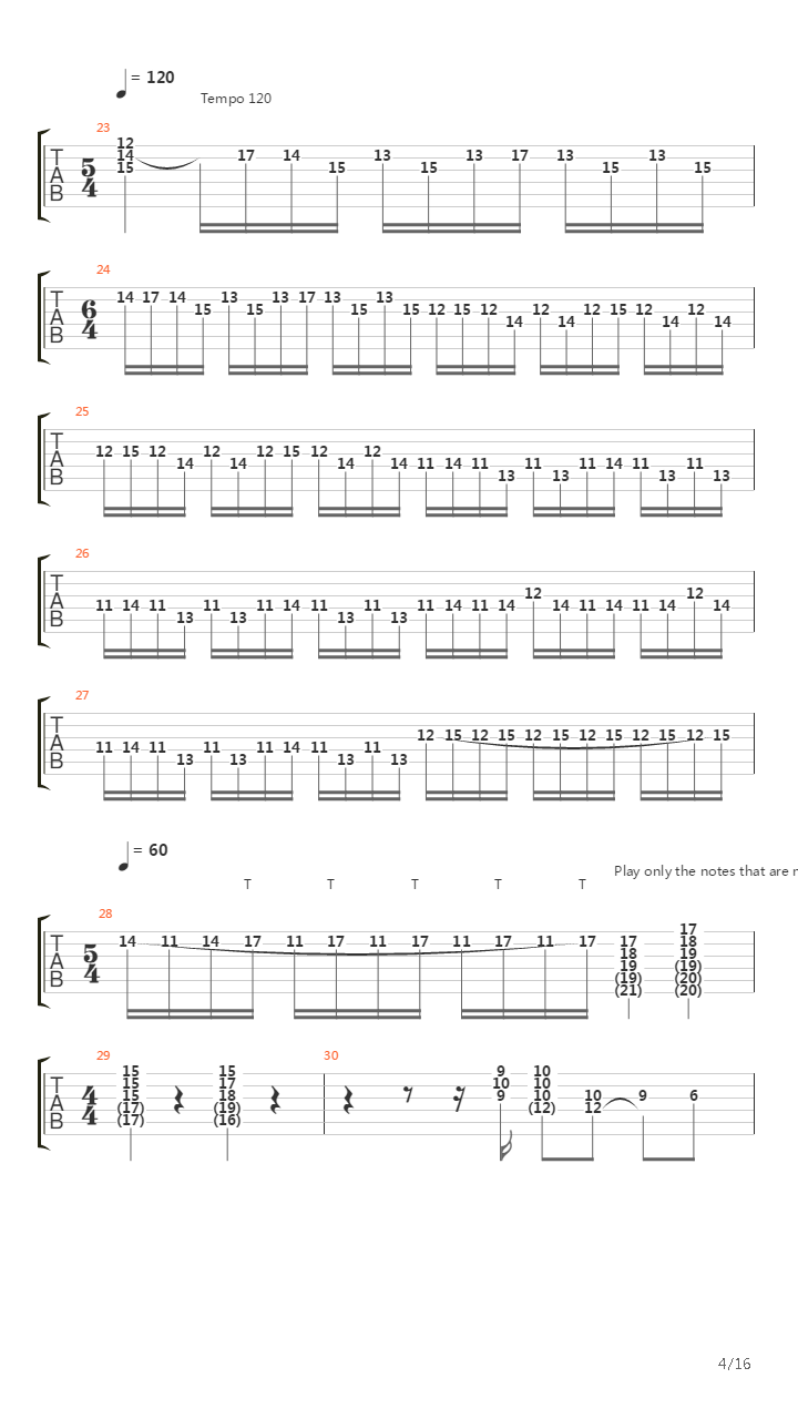 Toccata & Fugue In Dm吉他谱