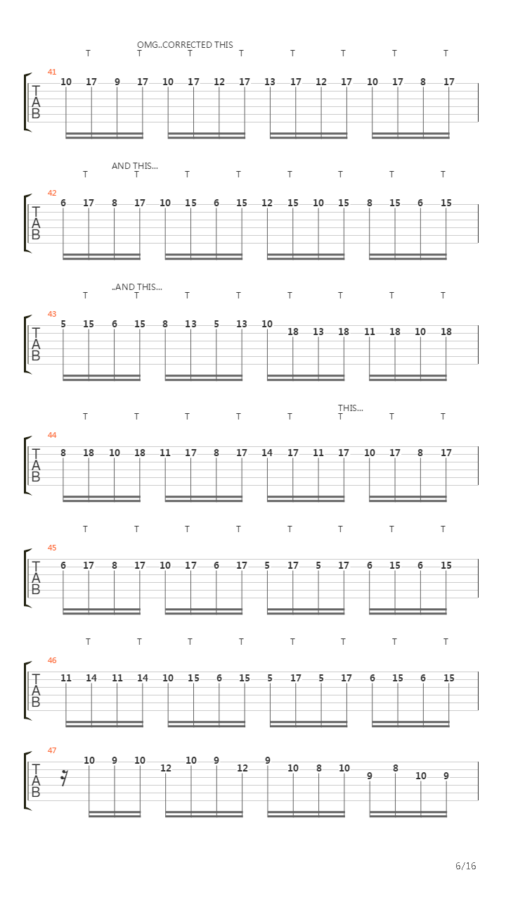 Toccata & Fugue in Dm (Metal Version)吉他谱