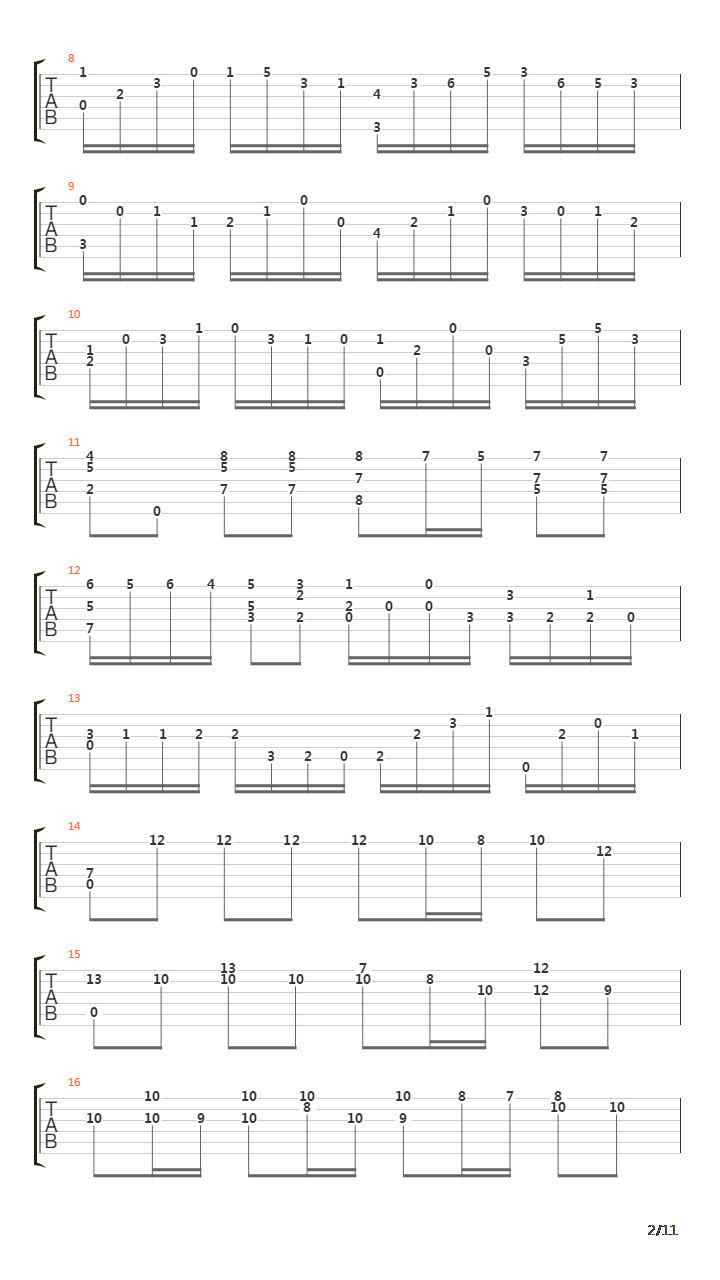 Violin Sonata No 1 In Gm  Fugue Bwv 1001吉他谱