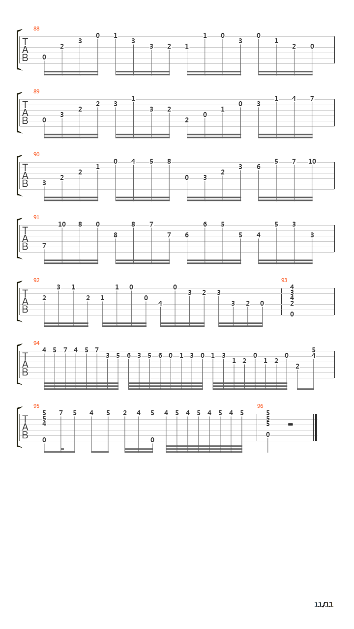 Violin Sonata No 1 In Gm  Fugue Bwv 1001吉他谱