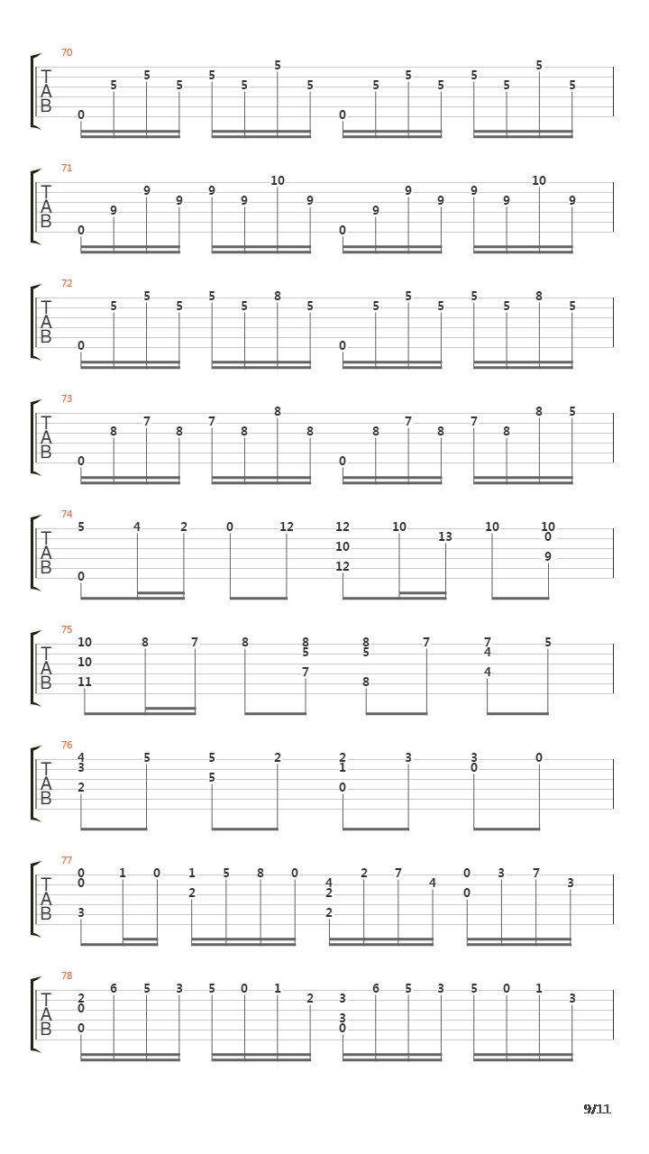 Violin Sonata No 1 In Gm  Fugue Bwv 1001吉他谱