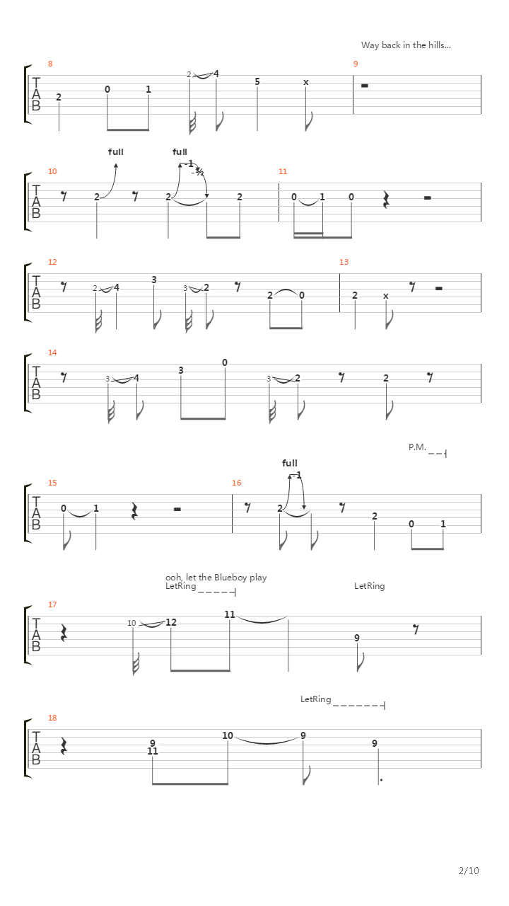 Blueboy吉他谱