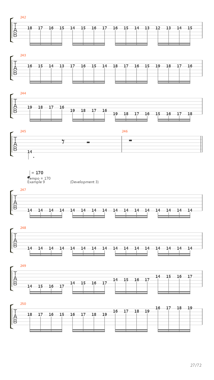 Rock Discipline (Complete)吉他谱