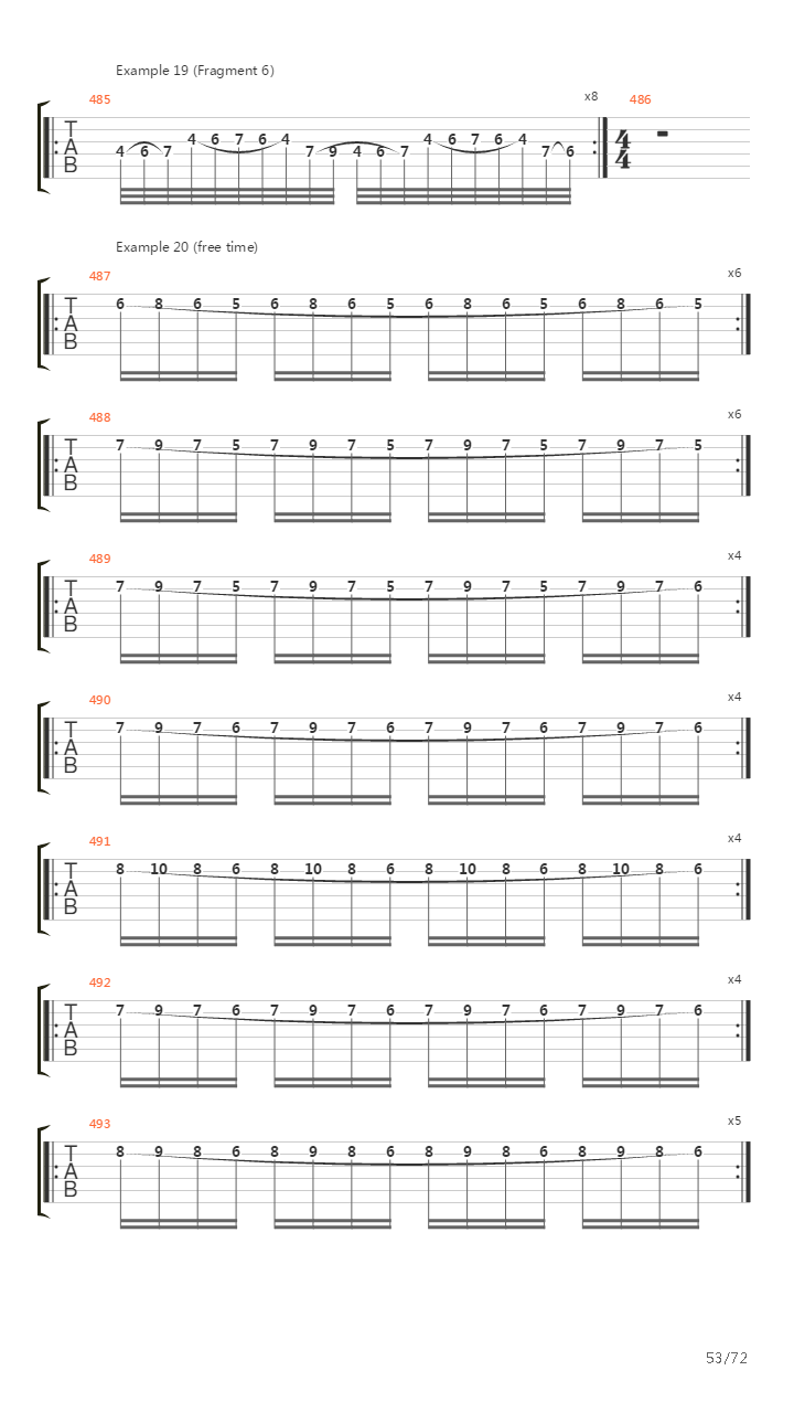 Rock Discipline (Complete)吉他谱