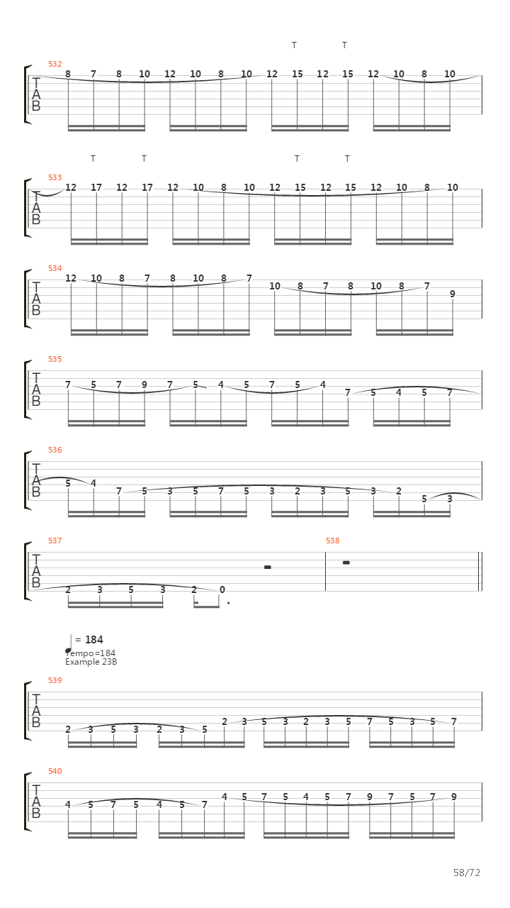 Rock Discipline (Complete)吉他谱