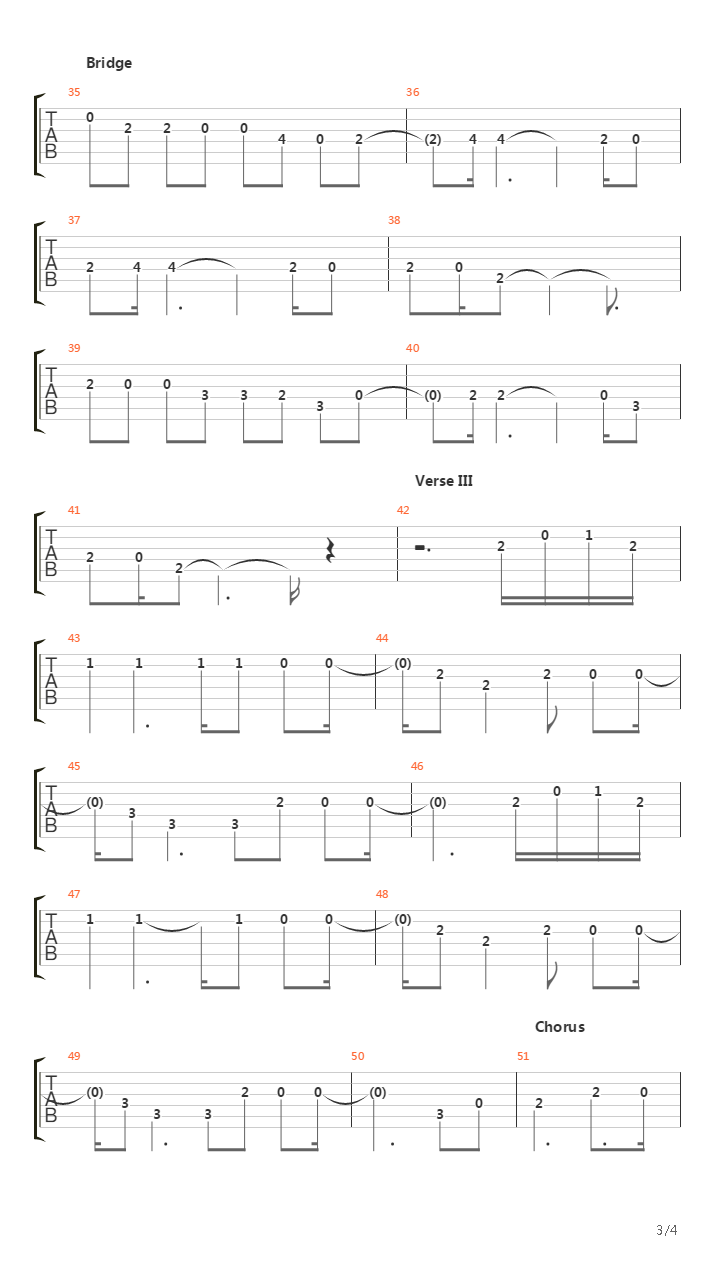 Better Man吉他谱