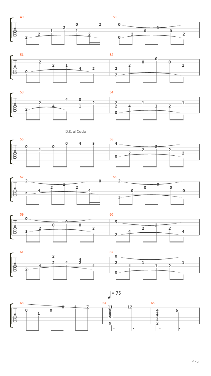 Cavatina吉他谱