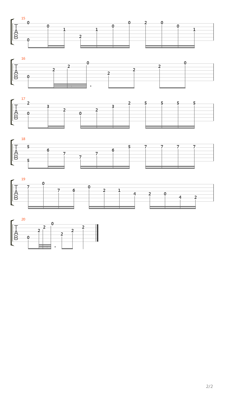 Castellano Falsetta For Alegrias in A吉他谱