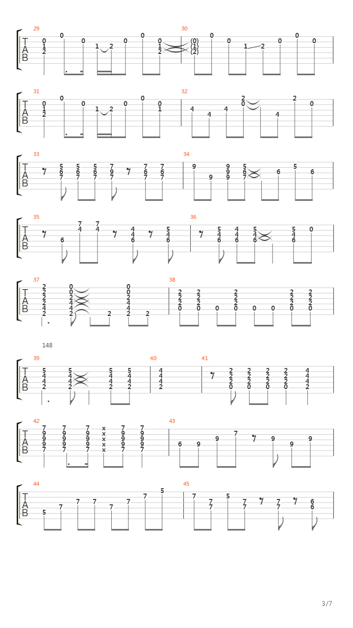 Write Letter吉他谱