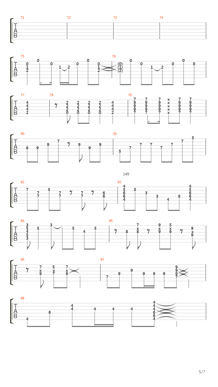 Write Letter吉他谱