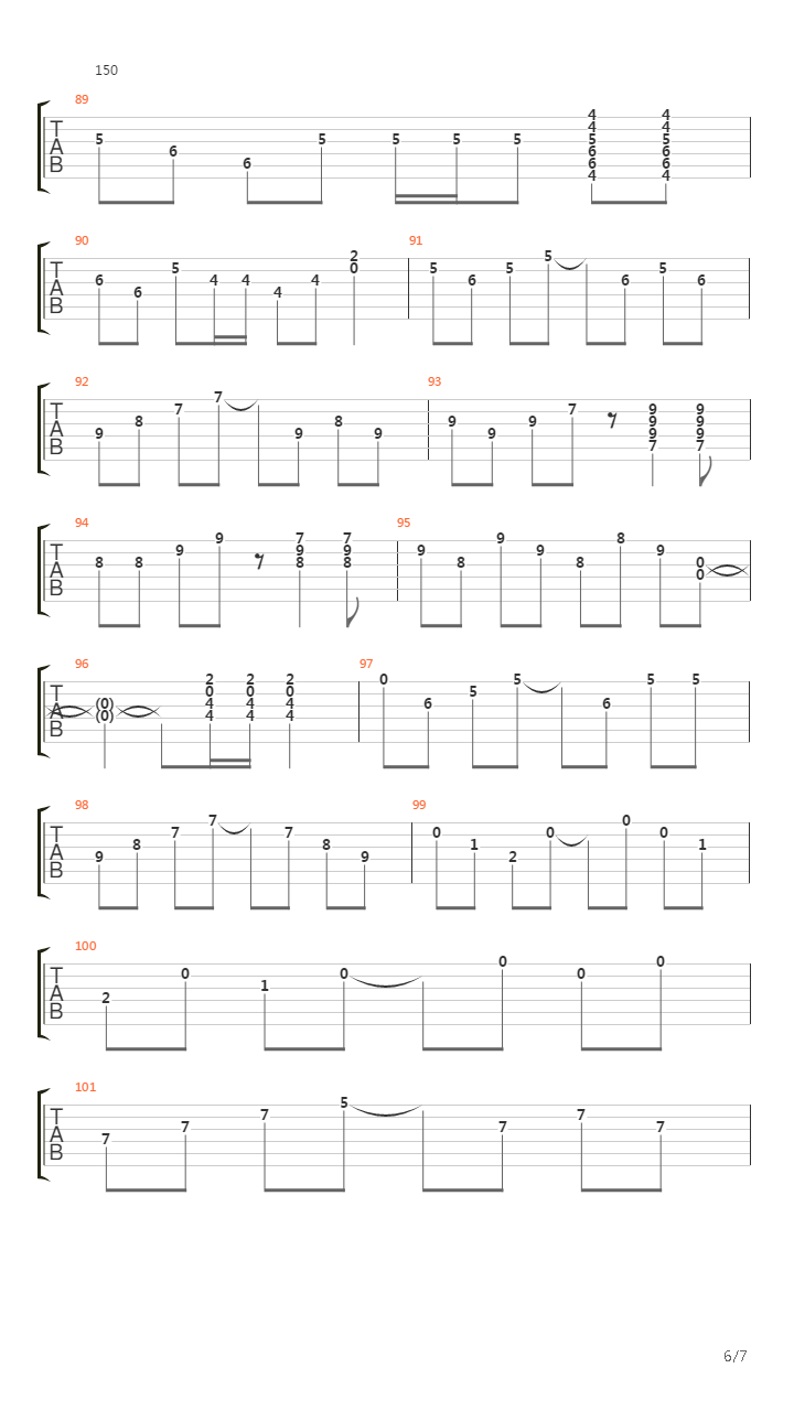 Write Letter吉他谱