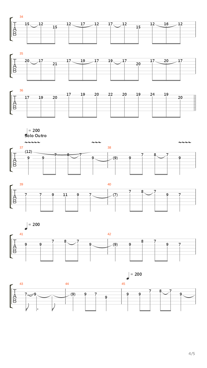 12 Gauge (Guitar Solo Tutorial by Chris Zoupa)吉他谱