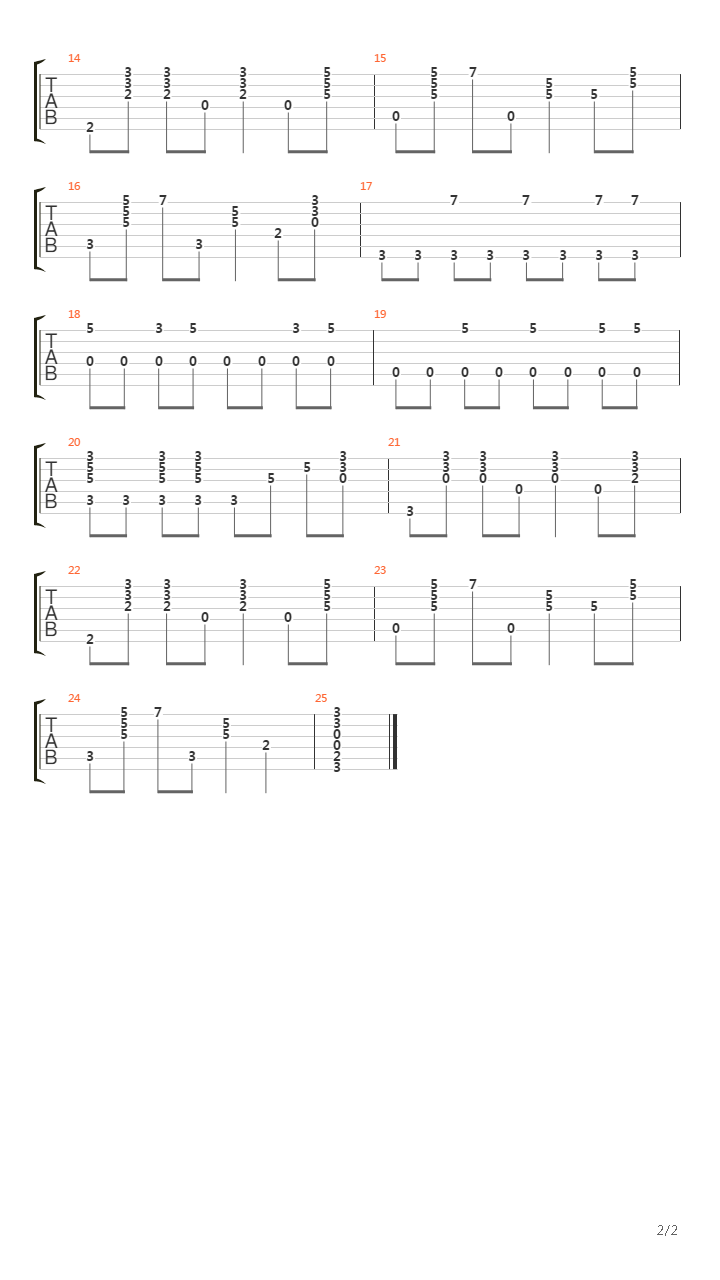 Hot N Cold (Acoustic)吉他谱