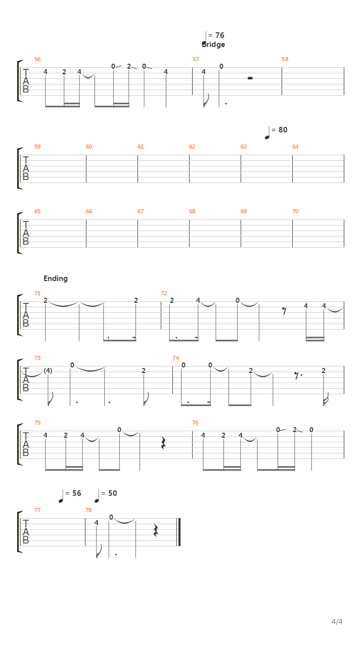 Bedshaped吉他谱