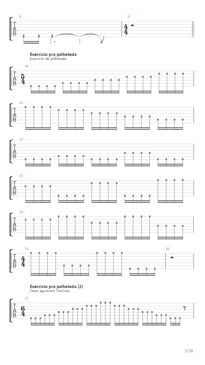 Tecnica e versatilidade吉他谱