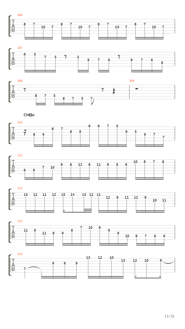 Tecnica e versatilidade吉他谱