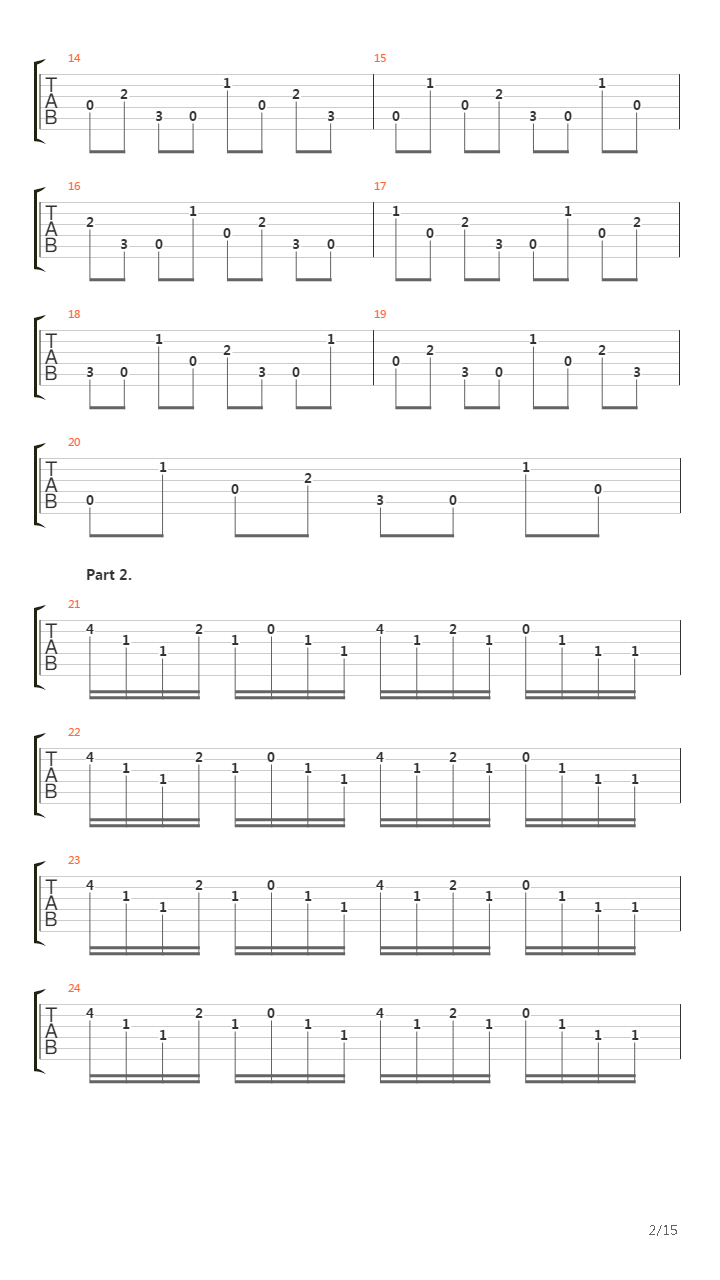 Discipline吉他谱