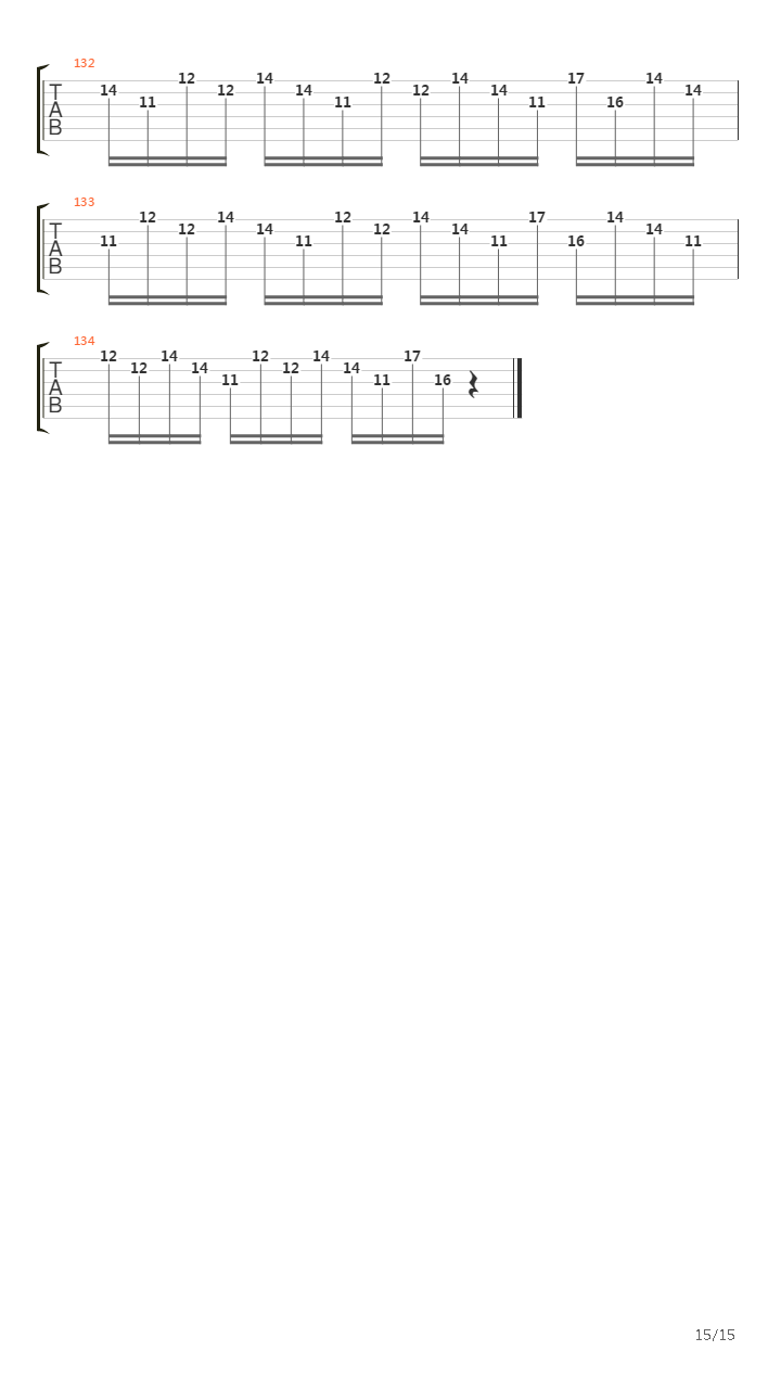 Discipline吉他谱