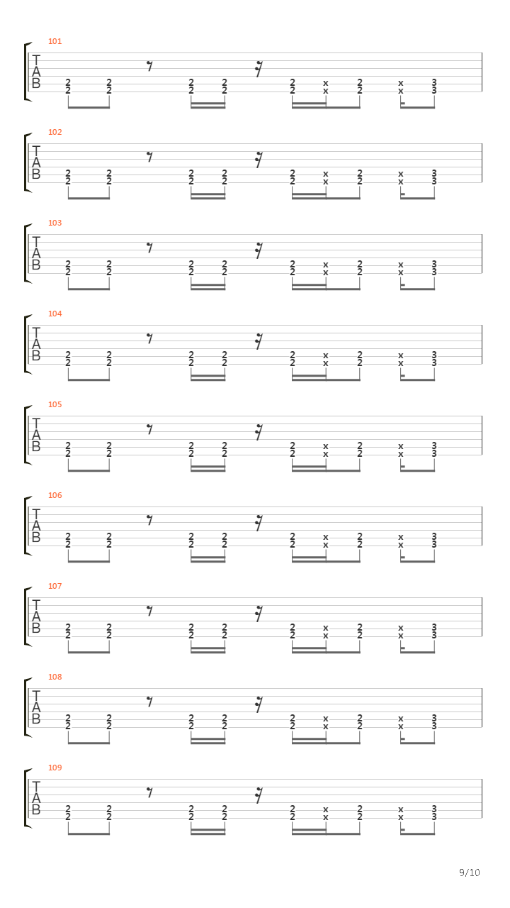 Ball Tongue (6 String)吉他谱