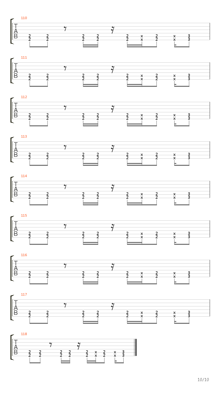 Ball Tongue (6 String)吉他谱