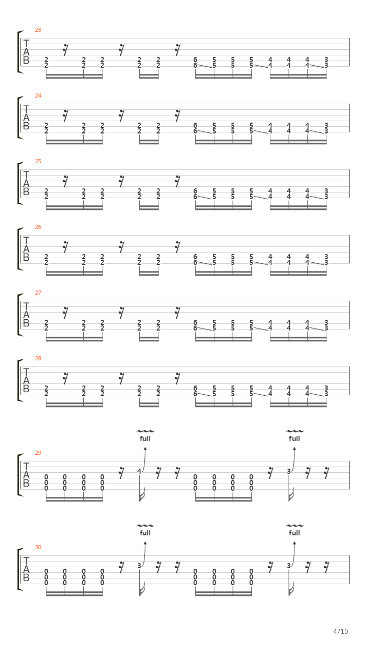 Clown(6 String)吉他谱