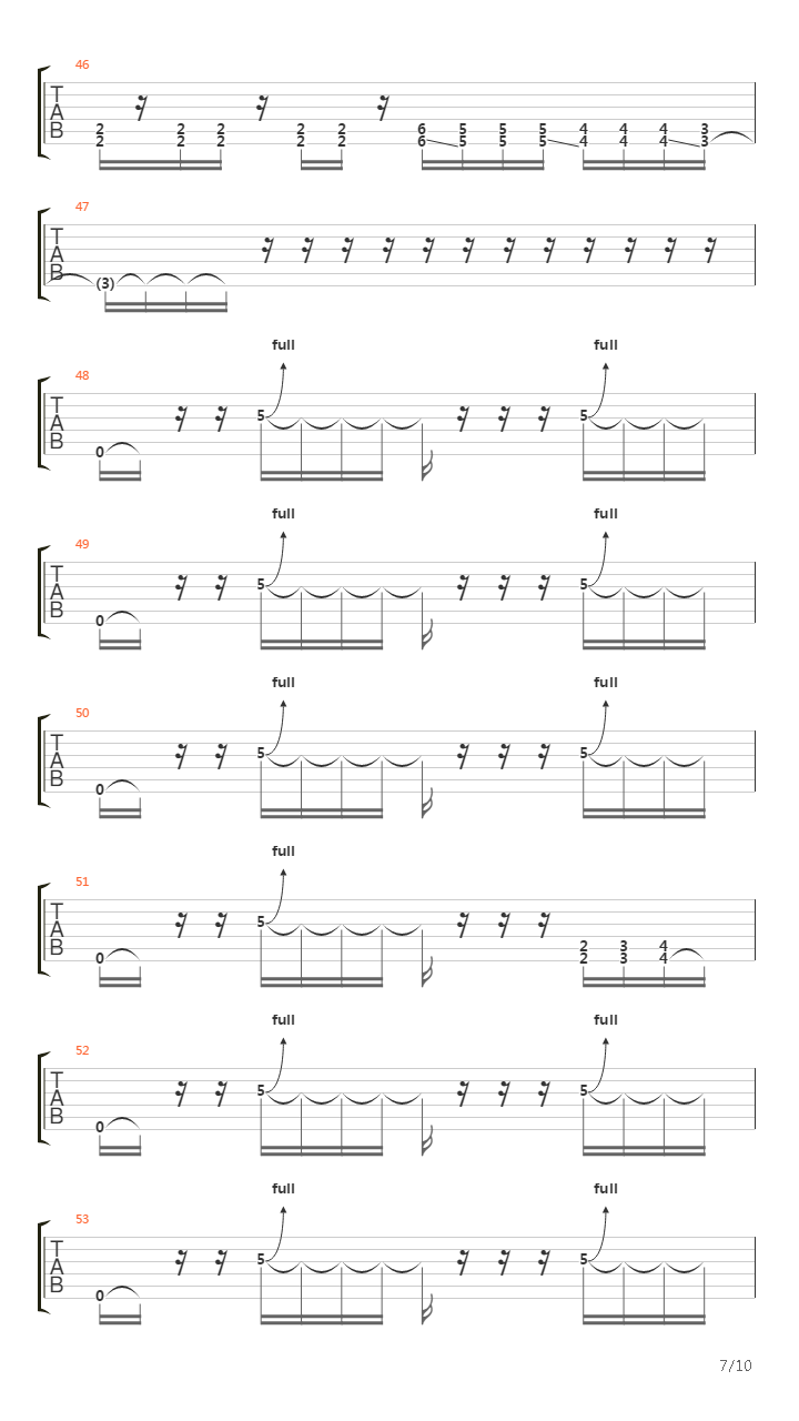 Clown(6 String)吉他谱